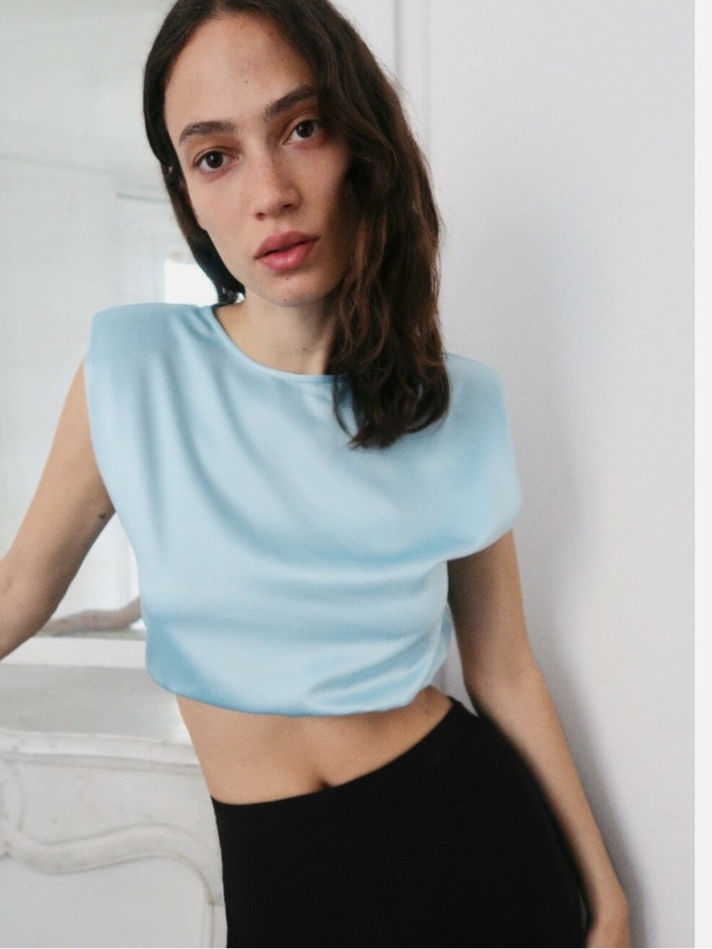 ZARA Sleeveless crop top - Picture 4 of 13